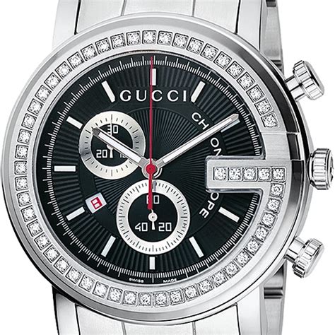 gucci watch with diamond g|GUCCI G.